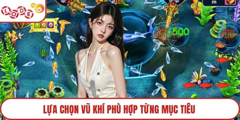 Lựa chọn vũ khí phù hợp từng mục tiêu